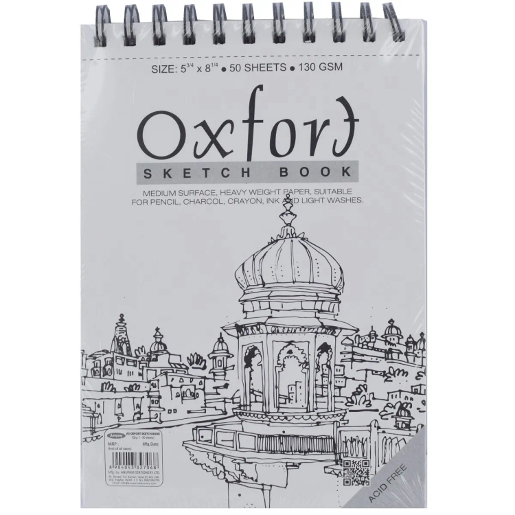 Anupam Sketch Book Oxford A5 50 Sheet