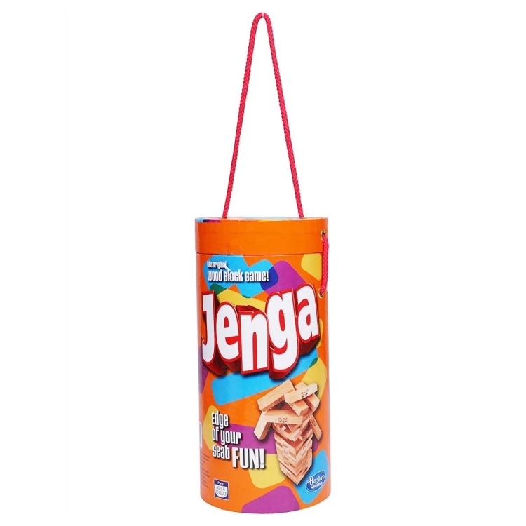 Hasbro Jenga Tube Fs Clssic B/G E8265