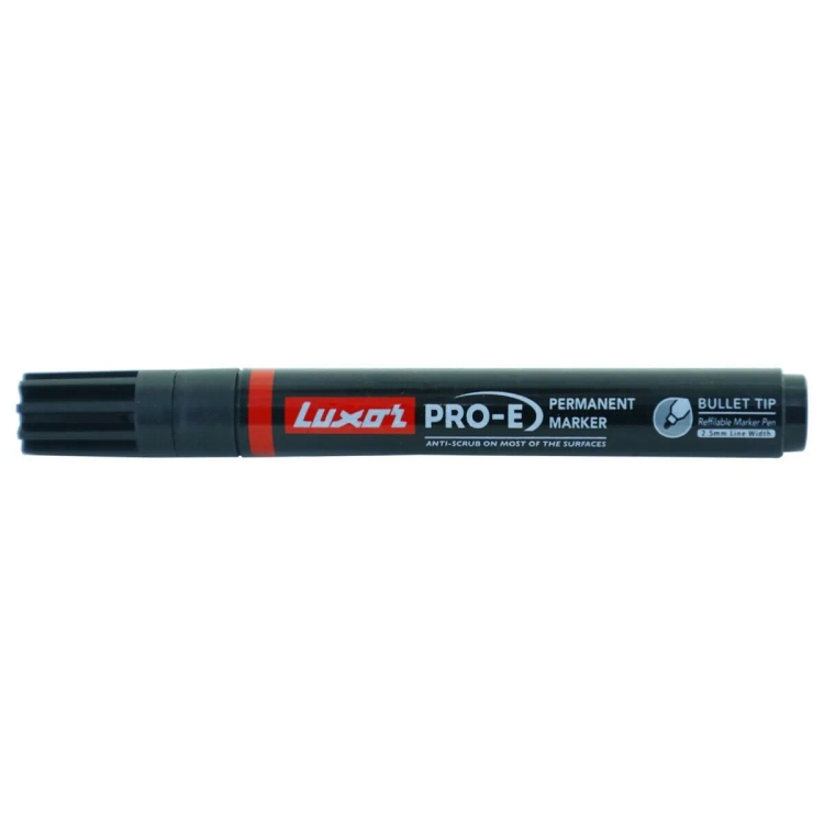 Luxor Refillable Permanent Marker Pro-E Black