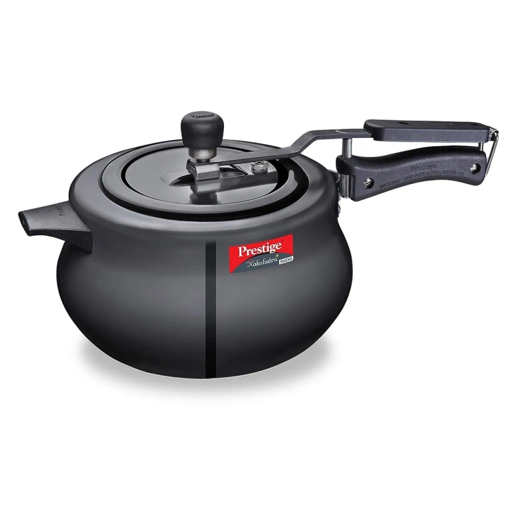 Prestige Pressure Cooker Nakshatra Plus Svachh Hard Anodised Handi 5Ltr