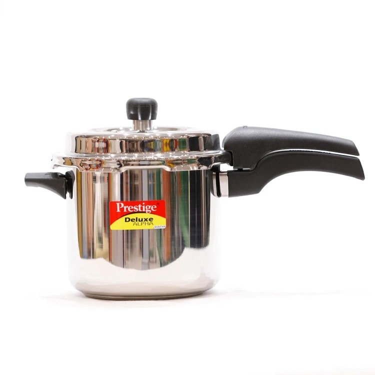 Prestige Pressure Cooker Stainless Steel Deluxe Alpha Svachh 3.5Ltr