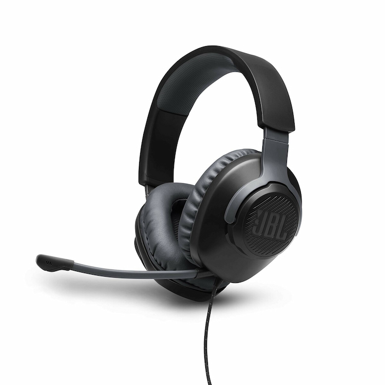 JBL Quantum 100 Wired Gaming Headset  (Black, On the Ear)
