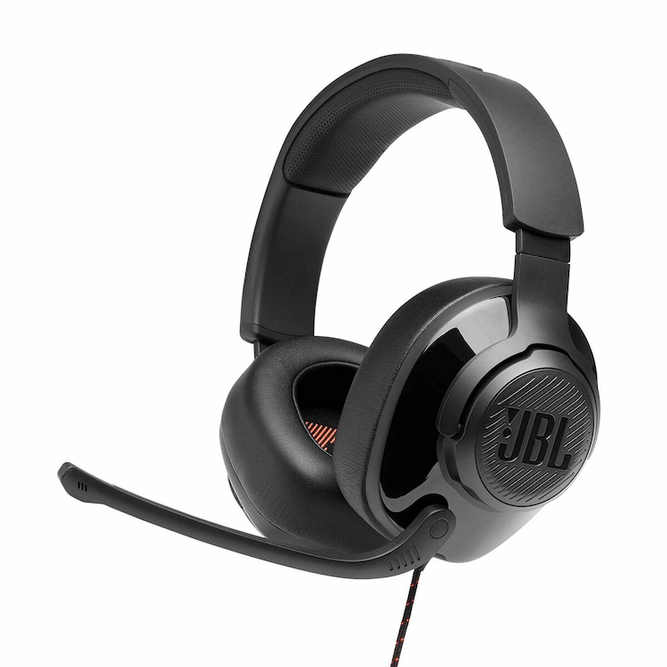 JBL Quantum 300 Wired Gaming Headset  (Black, On the Ear)
