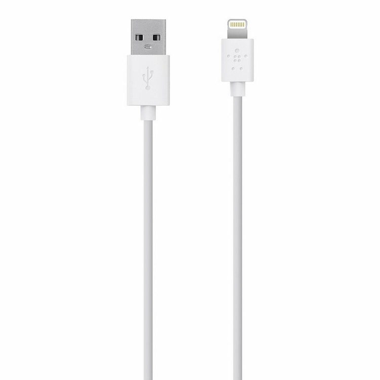 Belkin Lightning to USB-A Charge and Sync Type A Cable 1 M (White)