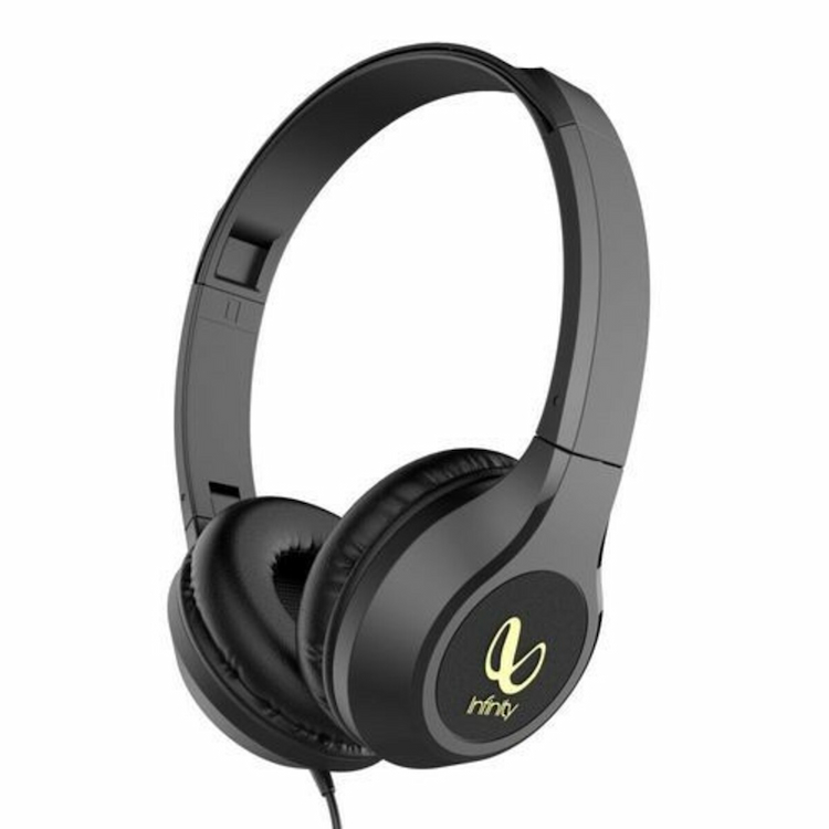 Infinity Wynd 700 Wired Headphones With Mic (Black)