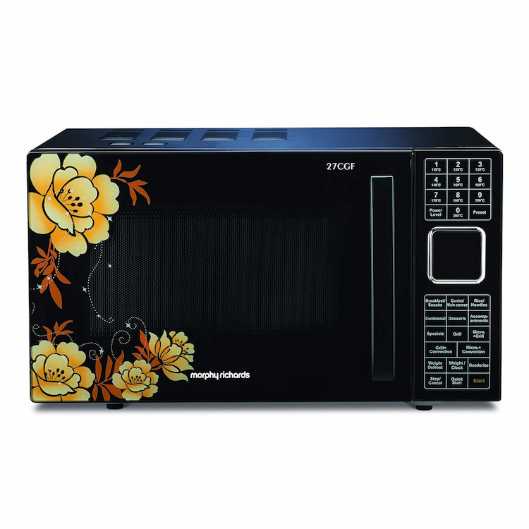 Morphy Richards 27 L Convection Microwave Oven With 27 Auto Cook Menus (27CGF, Black)