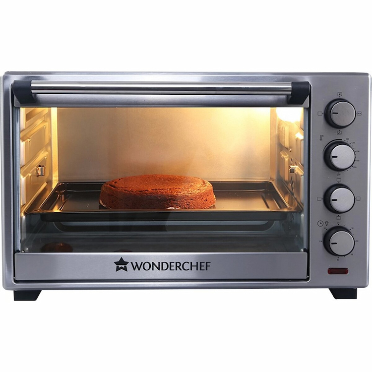 Wonderchef 48L Oven Toaster Grill with Motorized Rotisserie (Stainless Steel)