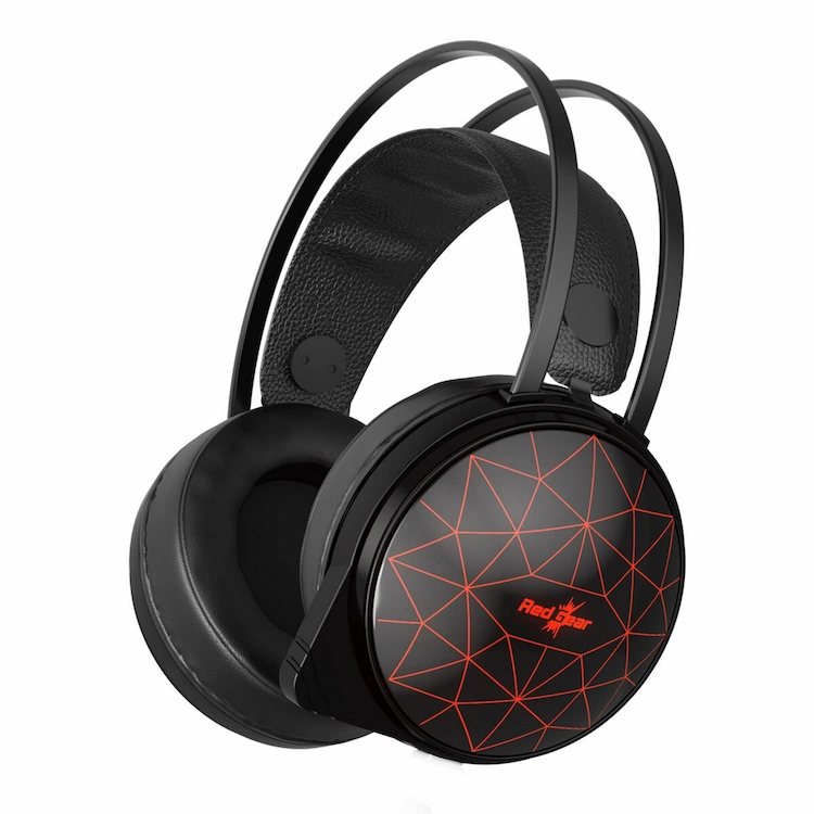 Redgear Cosmo Nova Wired Headset  (Black, Red, On the Ear)