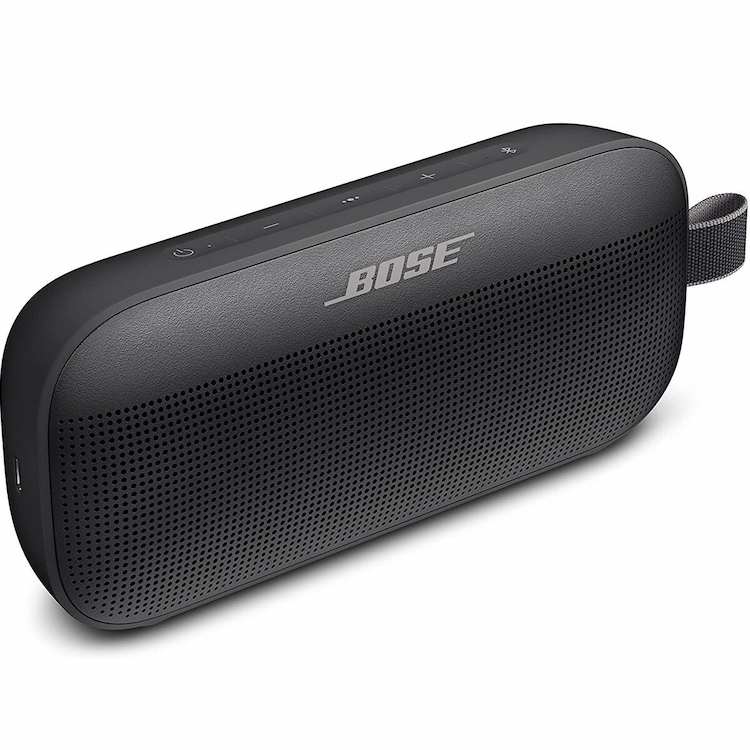 Bose SoundLink Flex Portable Bluetooth Speaker, Stereo Channel (Black)