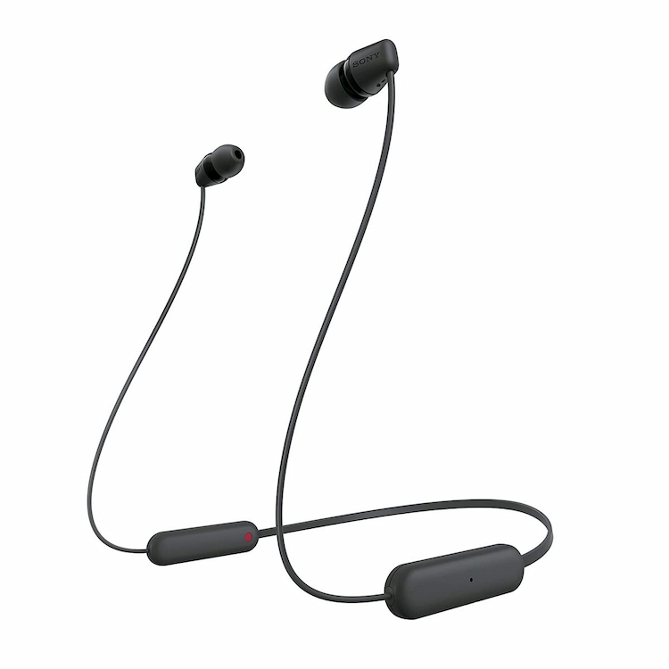 Sony WI-C100 Wireless In-ear Bluetooth Headset with mic (Black)