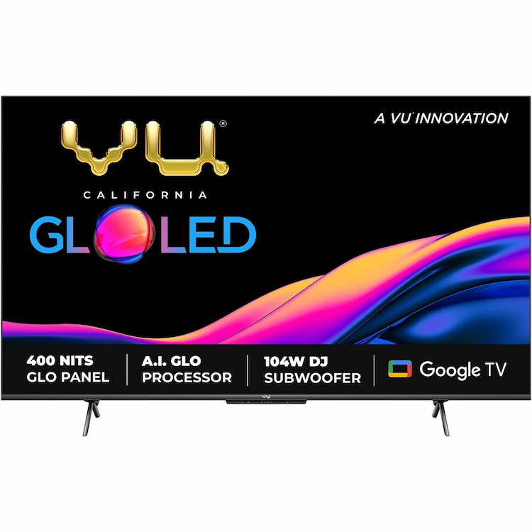 VU 4K Ultra HD Smart Google LED TV 50GloLED 50 Inches