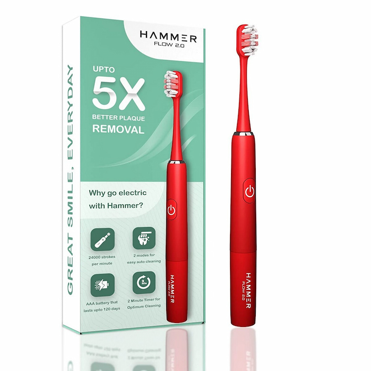 Hammer Electric Toothbrush Flow 2.0 Red