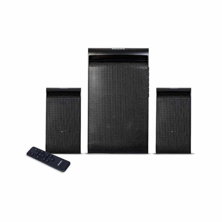 Philips TAV5257 45W Multimedia Computer Speaker  (Black, 2.1 Channel)