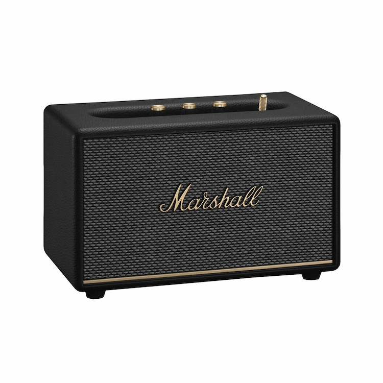 Marshall Acton III Bluetooth Speaker With Signature Sound, Stereo Channel (Black)