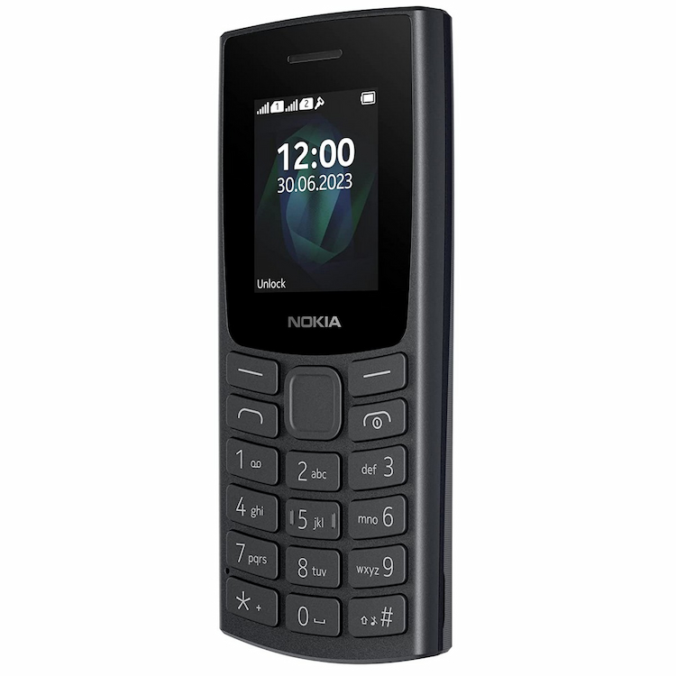 Nokia 105 Single Sim-23 Charcoal