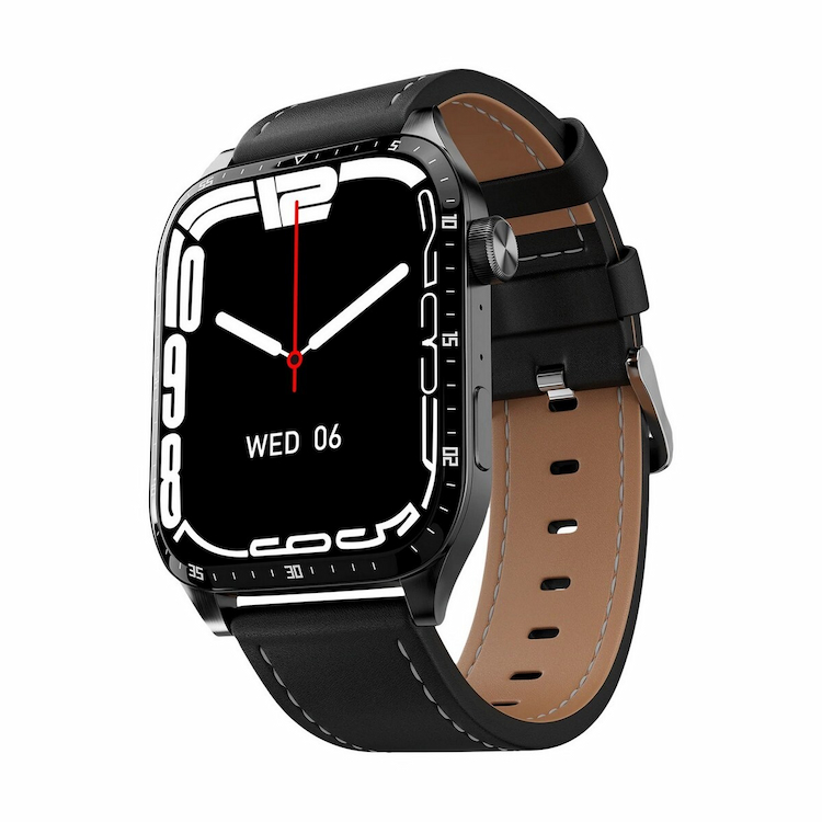 Fire Boltt Atlas Smart Watch Leather,Black