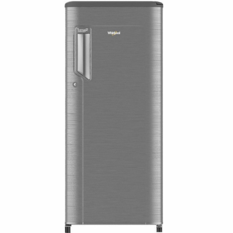 Whirlpool Direct Cool Single Door Refrigerator IMPC PRM 3S Lumina steel 184L