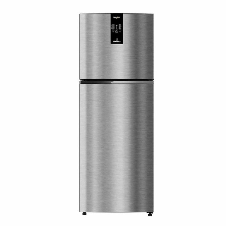 Whirlpool Intellifresh Pro Convertible Frost Free Double-Door Refrigerator Cnv375 308L Illusia Steel