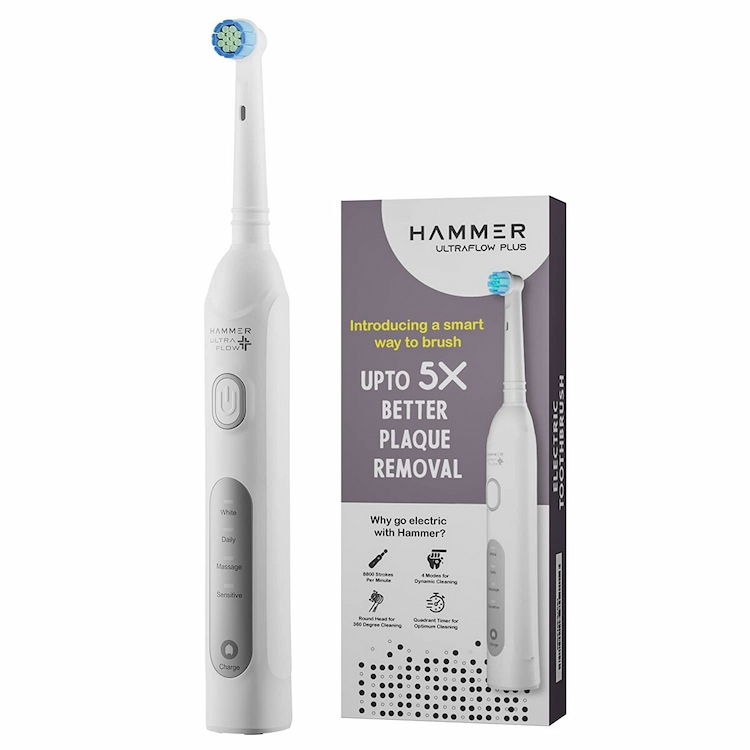 Hammer Electric Brush Ultraflow Plus White