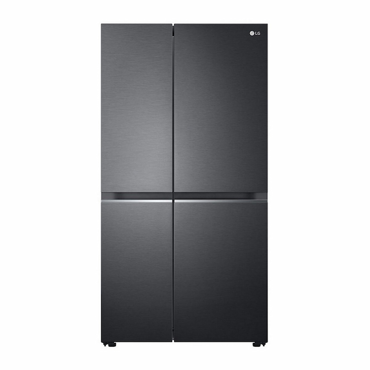 LG Frost Free Side by Side Refrigerator AI ThinQ Wi-Fi Matte Black, GL-B257EMCX 655L