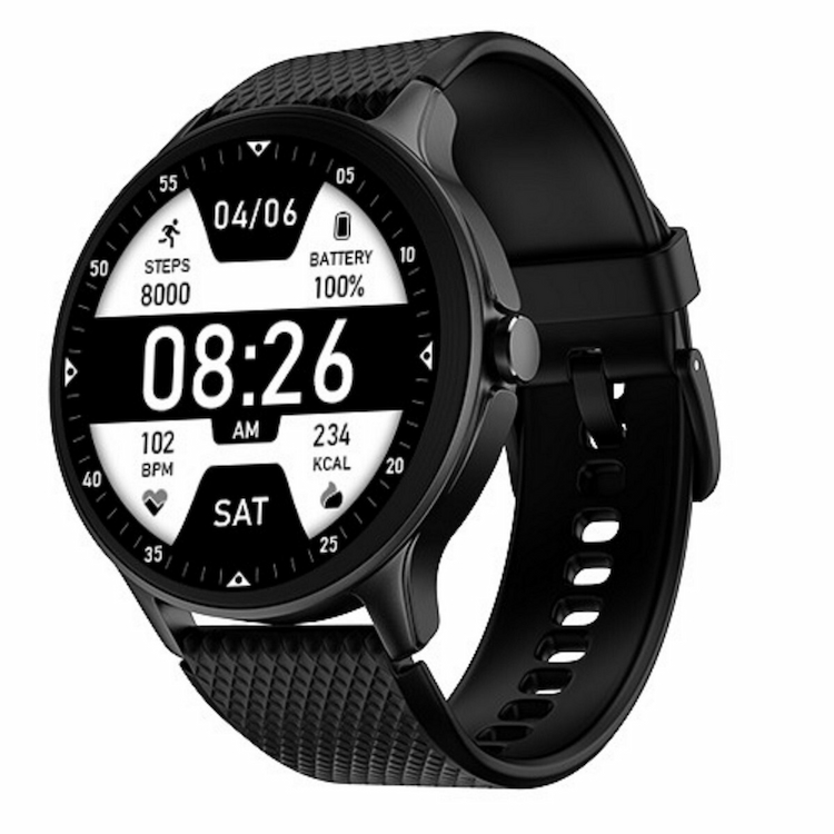 Noise Fit Curve Smart Watch,Jet Black