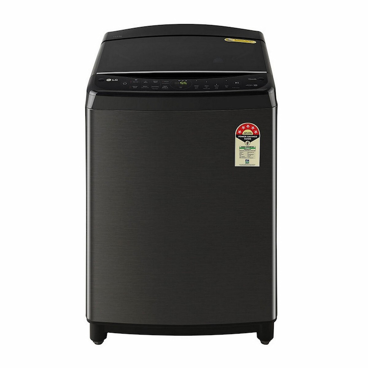 LG 11 kg 5 Star Fully Automatic Top Load Washing Machine THD11SWP Platinum Black