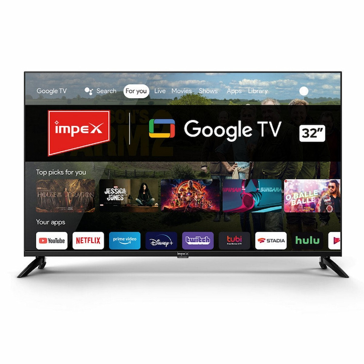 Impex Full HD Android 11 smart LED TV EvoQ 32S3RLC2 32 Inches