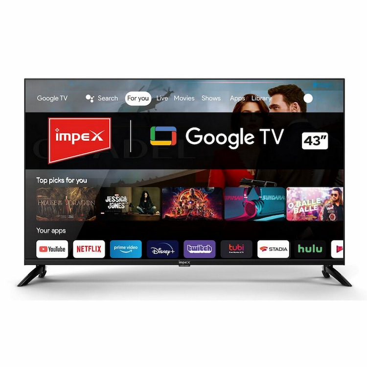 Impex Full HD Smart Android LED TV EvoQ 43S3RLC2 43 Inches