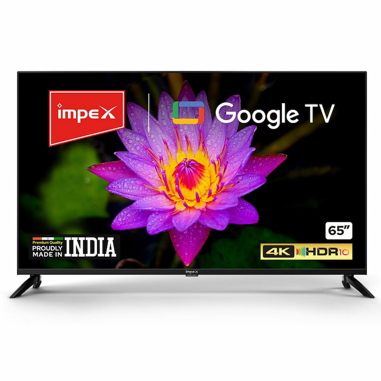 Impex 4K Ultra HD Android 11 Smart LED TV EvoQ 65S4RLC2 65 Inches