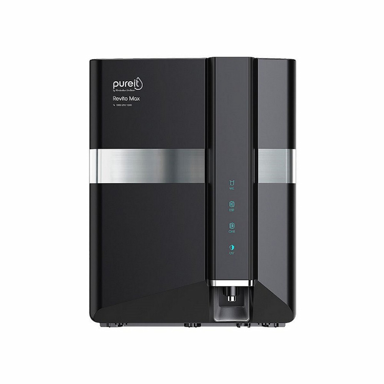 Pureit Revito Max 9L RO + MF + UV Water Purifier with Micro Filter Black