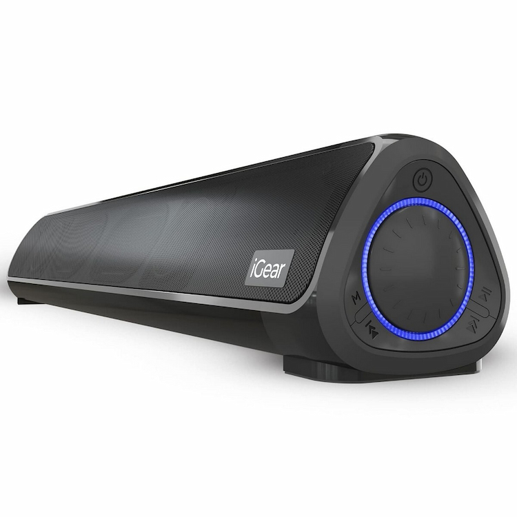 i Gear immerse soundbar 20W Bluetooth Speaker With Multiple Playback Options (Black)