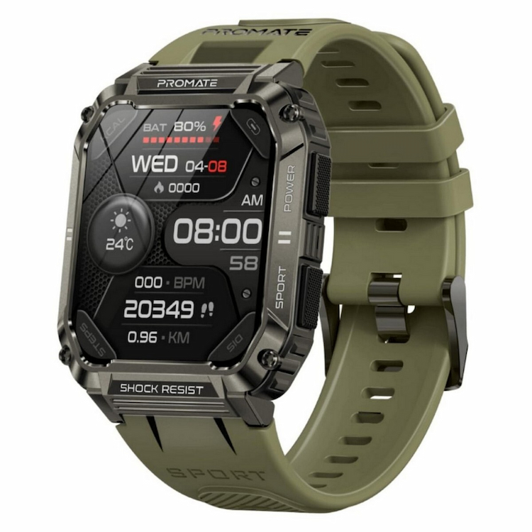 Promate XWatch-S19 Smart Watch, Green