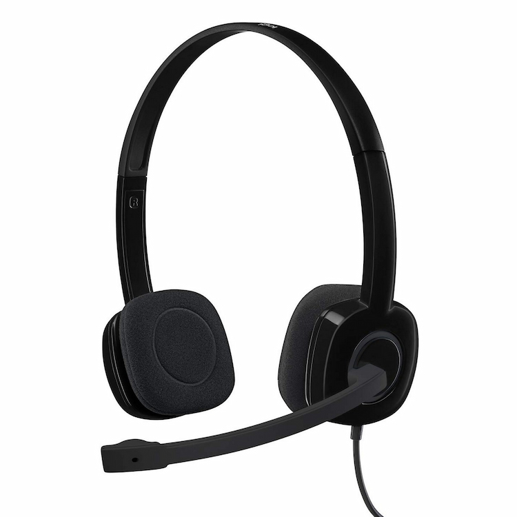 Logitech H-151 Wired Gaming Headset  (Black, On the Ear)