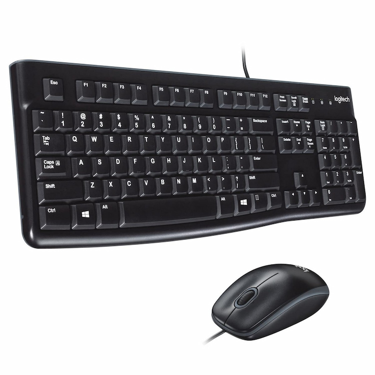 
Logitech Wired Keyboard + Mouse