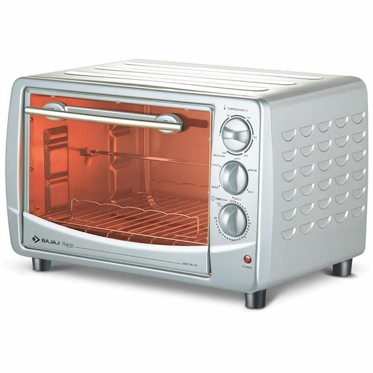 Bajaj 28 L Oven Toaster Griller OTG 2800 TMCSS Silver