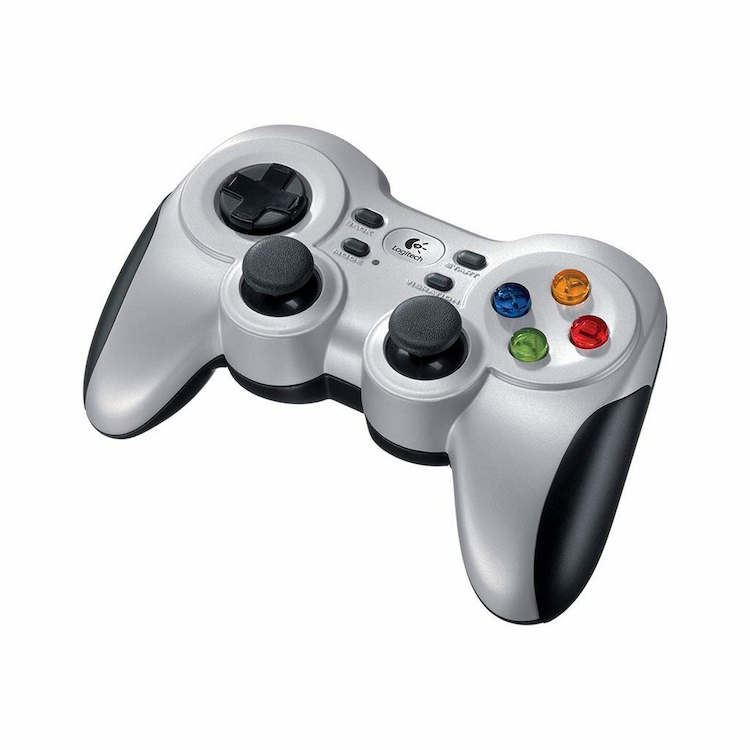 Logitech Wireless Gamepad F710  (Silver, Black, For PS3, PC, PS2)