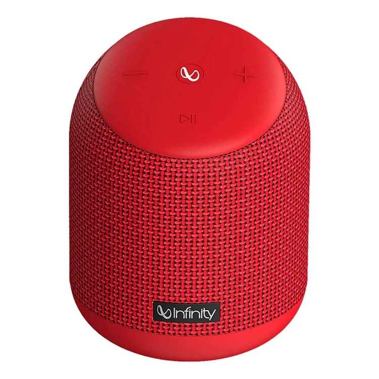 Infinity CLUBZ 250 Deep Bass 15W Portable Waterproof Wireless Speaker (Red)