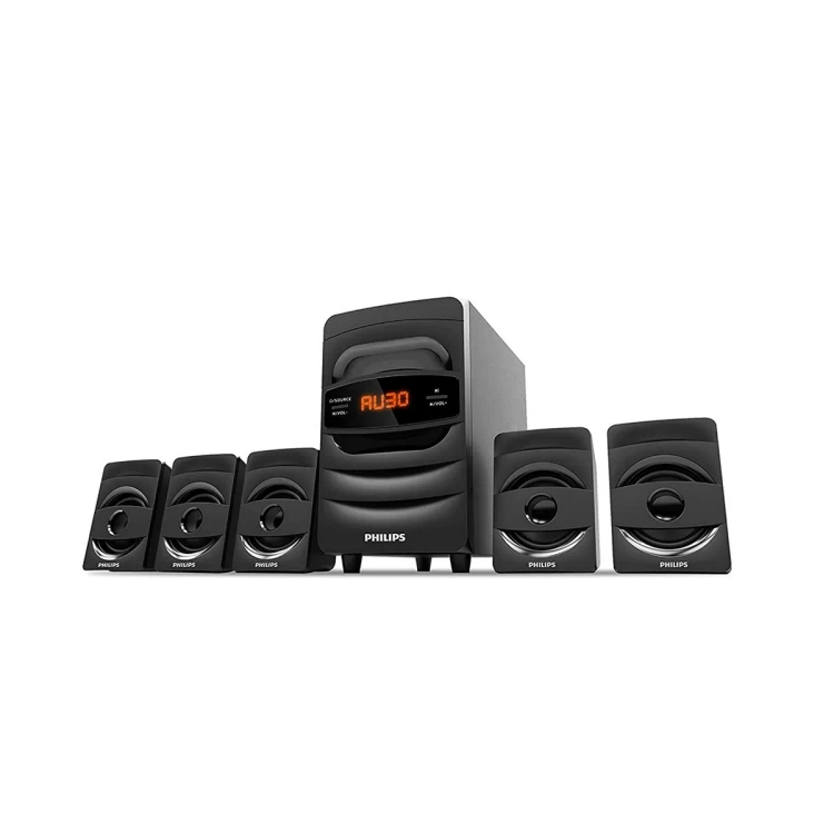 Philips Audio SPA5128B 40W Bluetooth Multimedia Speakers With 5.1 Channel