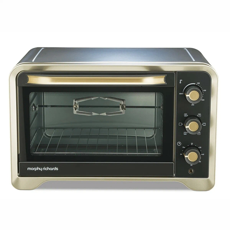 Morphy Richards 30RCSS LuxeChef 30L Oven Toaster Grill with Rotisserie & Convection Function (Gold)