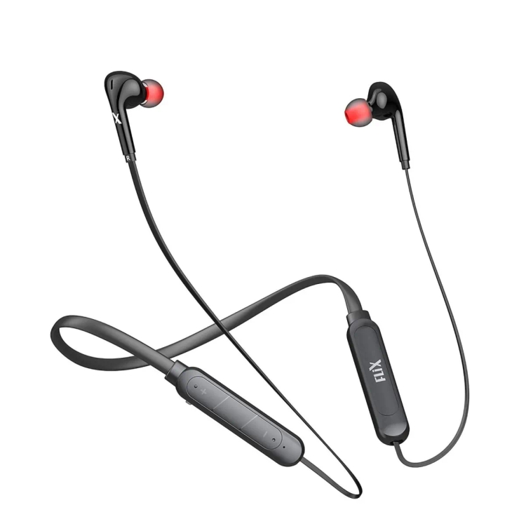 Flix XNB-N104 Bluetooth Earphones With 9 Hour Playtime Black