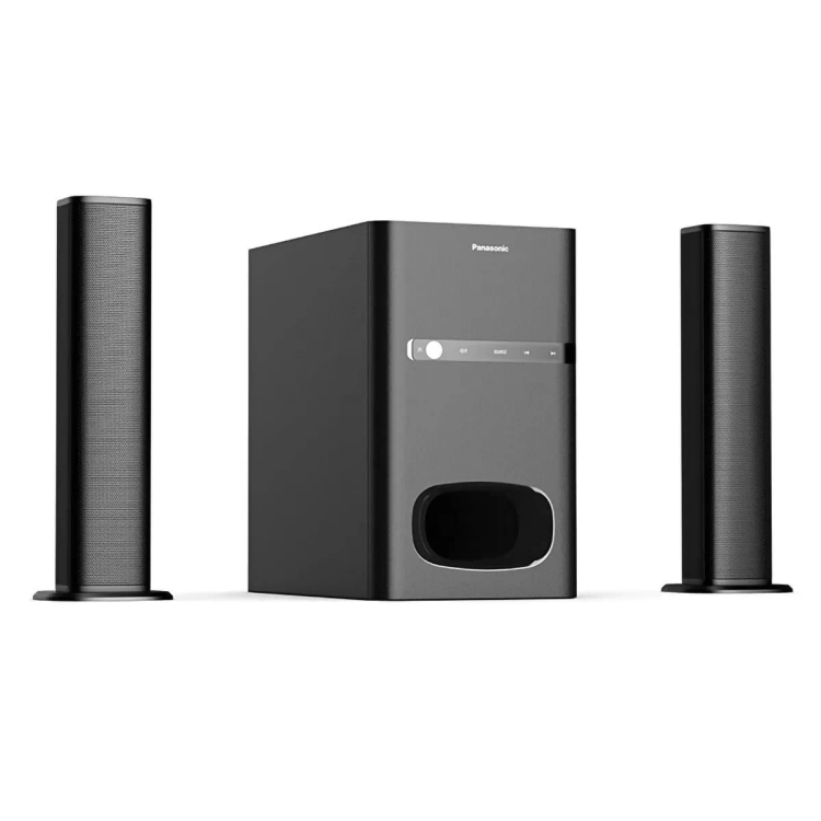 Panasonic SC-HT260GW-K 2.1 Channel Multimedia Speaker System With Convertible Soundbar (Black)