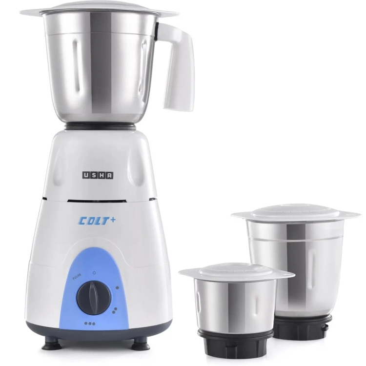 Usha Colt Plus MG-3772 3 Jars Mixer Grinder 750W