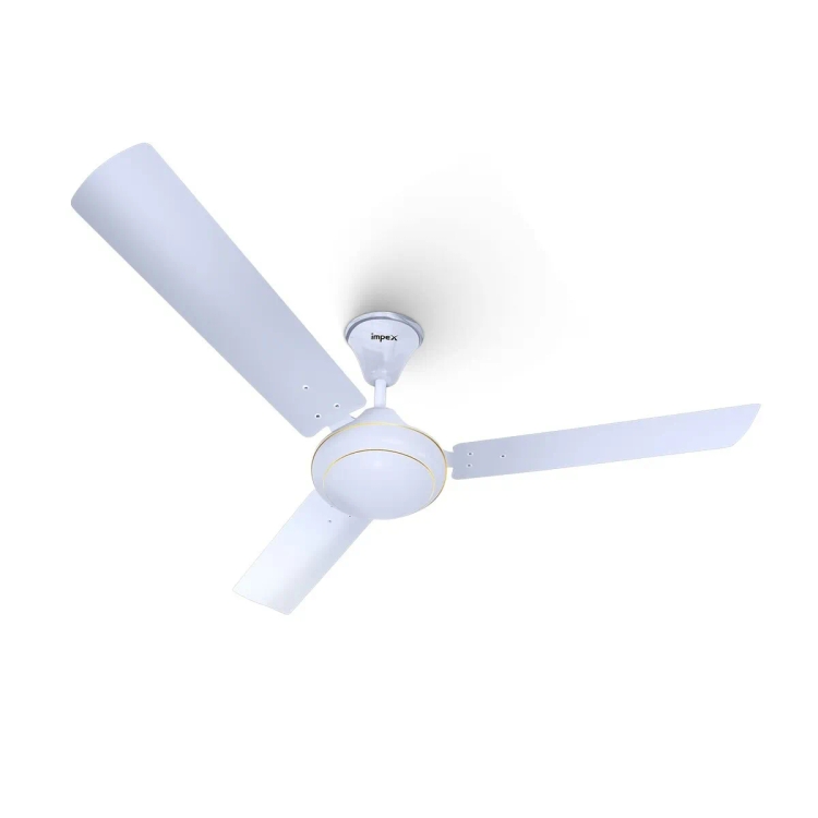 Impex Ceiling Fan Aero Planito Matte White 1200mm