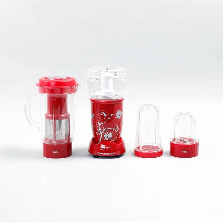 Wonderchef Nutriblend Complete Kitchen Machine 400W Red