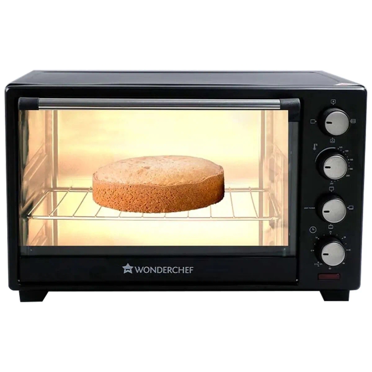 Wonderchef 28L Oven Toaster Grill with Rotisserie (Black)