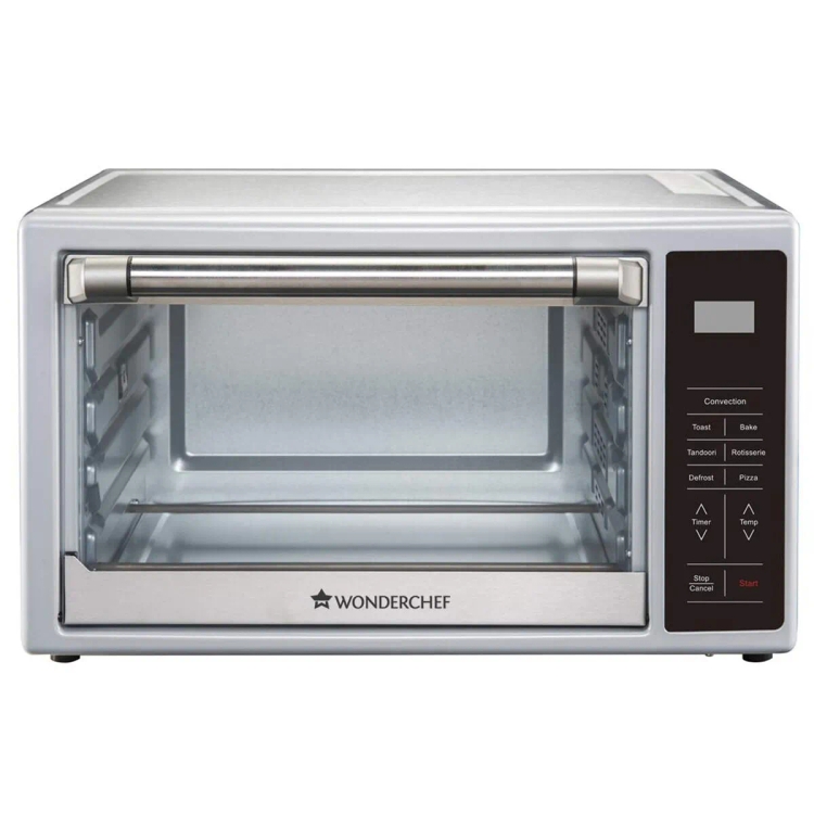 Wonderchef Prato 30L Oven Toaster Grill with Rotisserie (Silver)