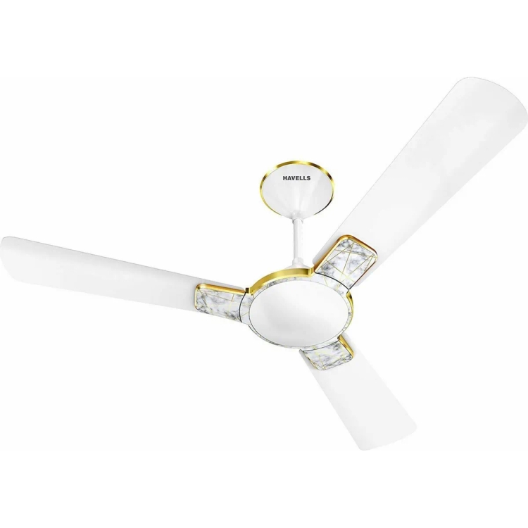 Havells Enticer Art NS 1200mm 3 Blade Ceiling Fan Stone Pearl White