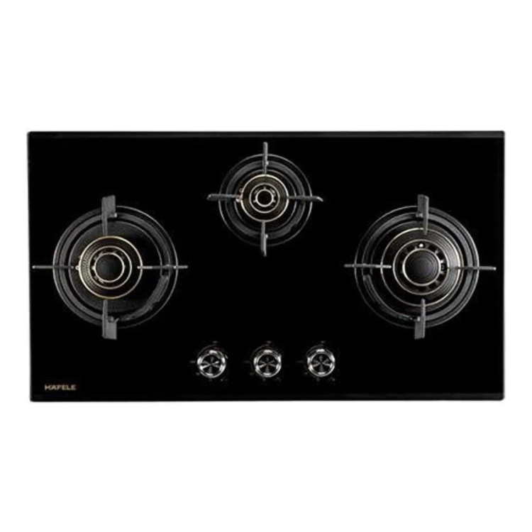 Hafele Vortex 378 Glass Manual Gas Stove (3 Burners)