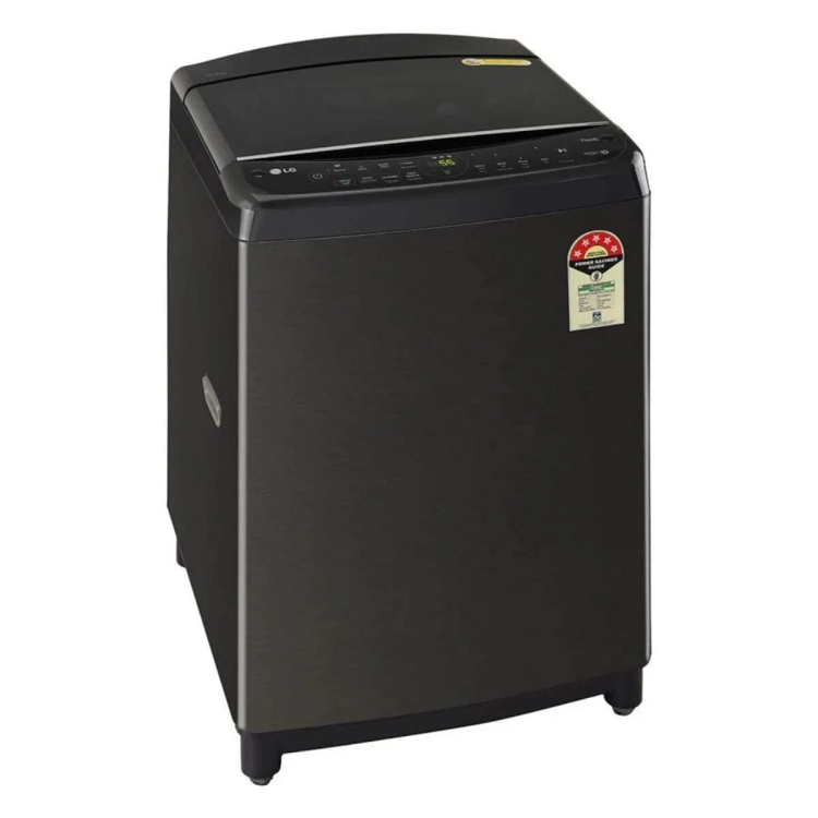 LG 10 kg 5 Star Fully Automatic Top Load Washing Machine THD10SWP Platinum Black