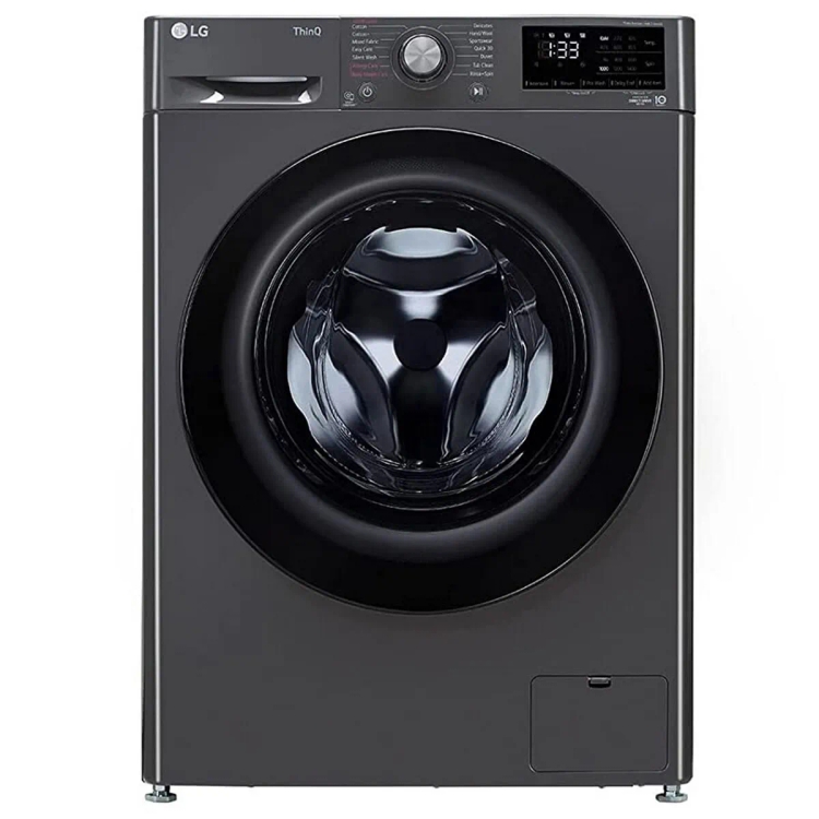 LG 7 kg 5 Star Fully Automatic Front Load Washing Machine FHV1207Z4M Middle Black 